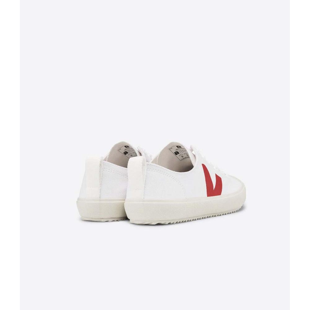 Pantofi Dama Veja NOVA CANVAS White/Red | RO 532QMA